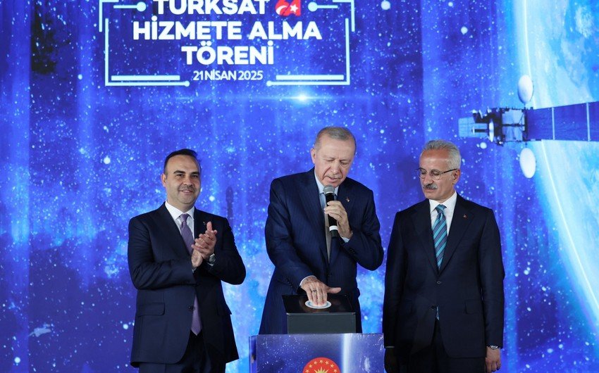 Türkiyənin ilk milli rabitə peyki istifadəyə verilib