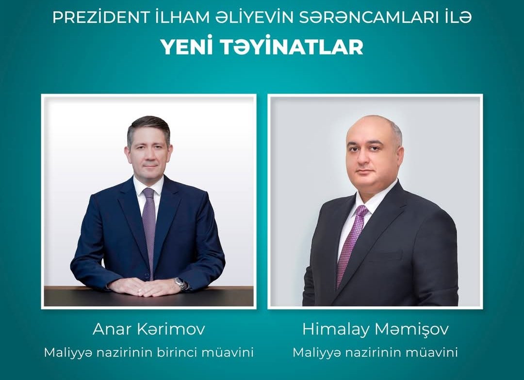 Maliyyə nazirinə yeni müavinlər təyin olunub