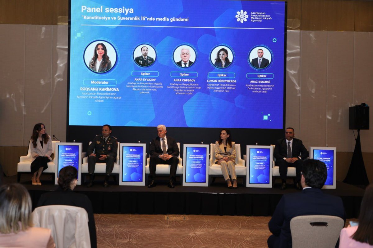 “Konstitusiya və Suverenlik İli”ndə media gündəmi”nə həsr olunan panel sessiya