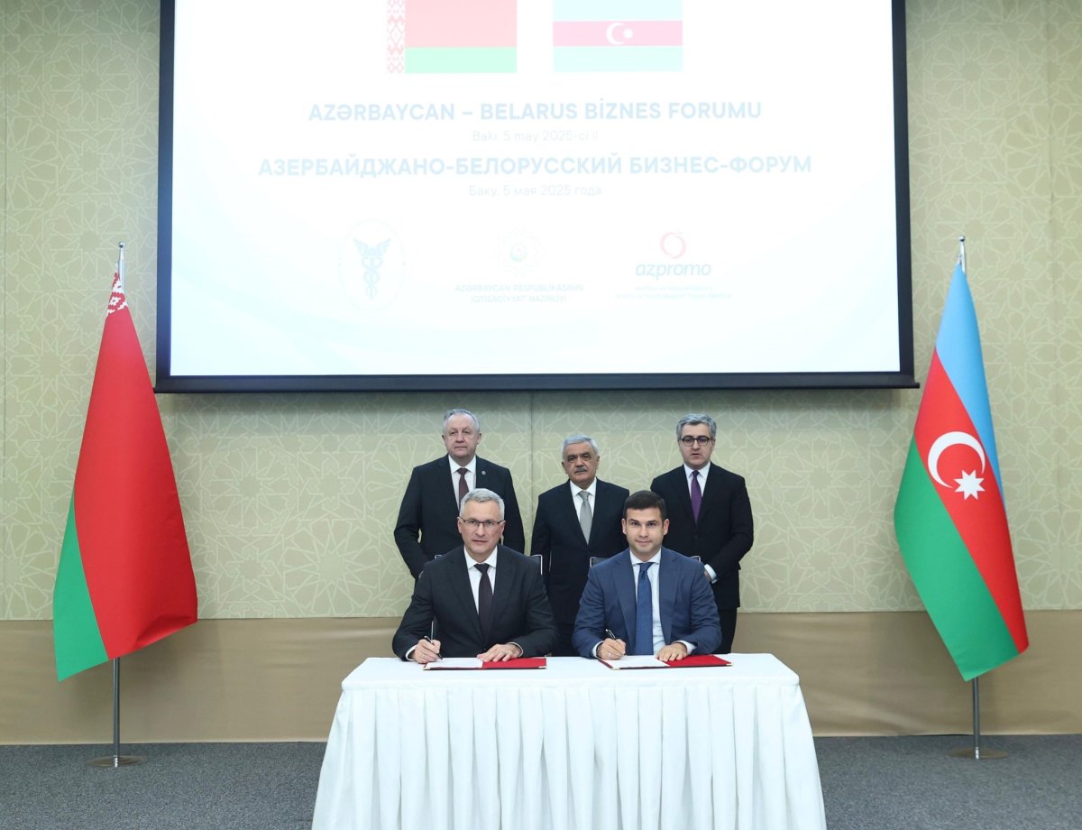 KOBİA və "Belarus Universal Əmtəə Birjası" ASC arasında Anlaşma Memorandumu imzalanıb