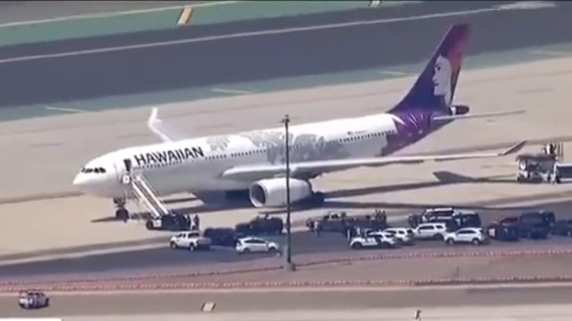 San Dieqo hava limanında bomba həyəcanı. Təyyarəyə müdaxilə edildi – VİDEO