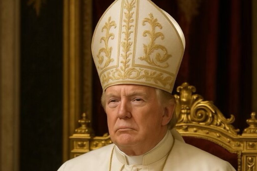 Donald Tramp özünü Papa kimi göstərən süni intellekt təsvirini paylaşdı