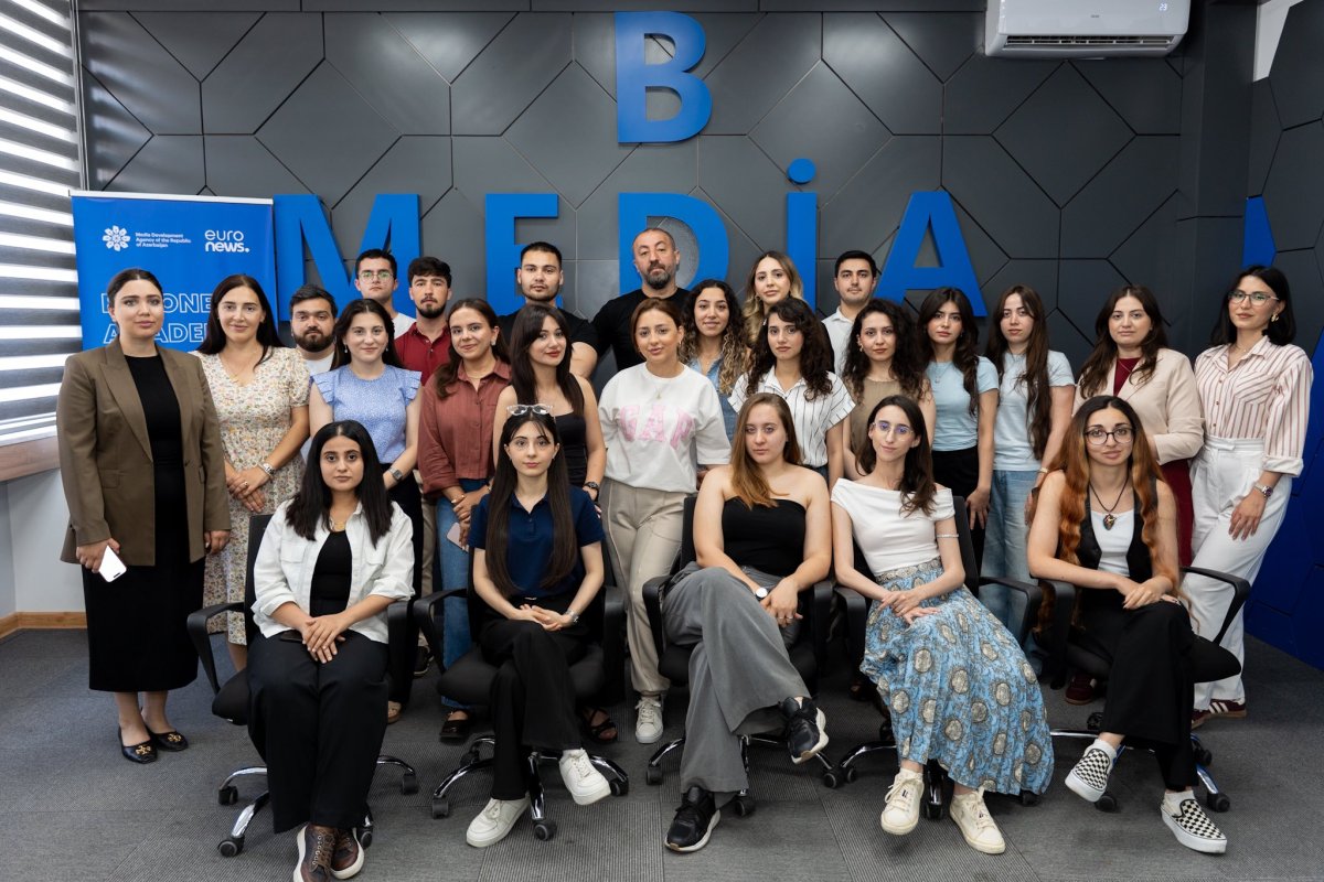MEDİA tərəfindən təşkil edilən “Euronews Academy” təlimi yekunlaşıb