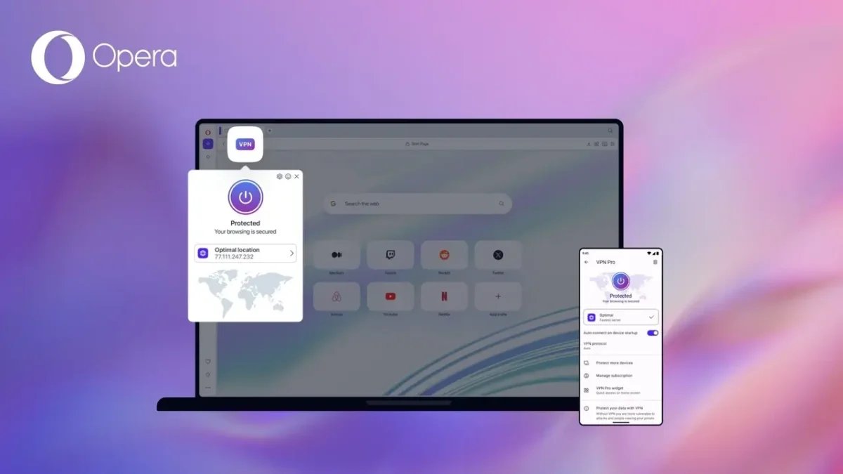 Opera VPN Pro istifadəçilərə daha güclü təhlükəsizlik təklif edir