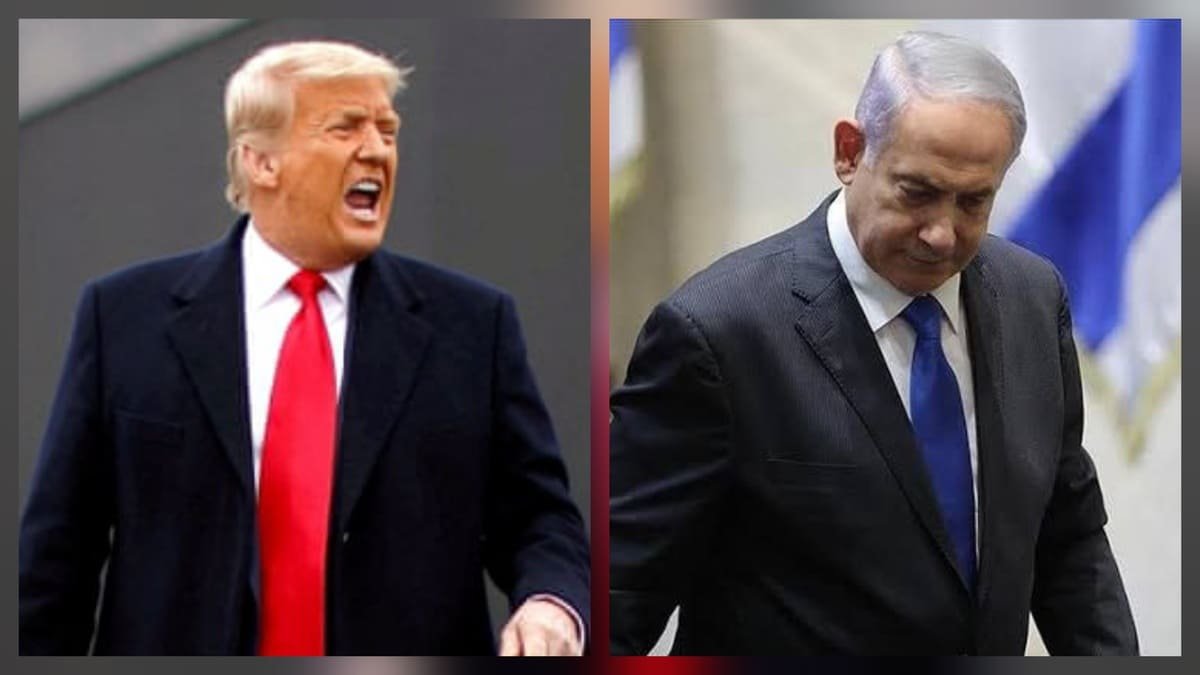 Tramp Netanyahuya yüksək səslə etiraz etdi
