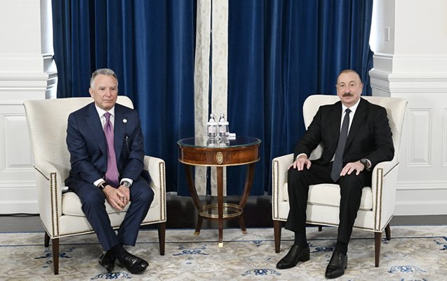 İlham Əliyev Trampın xüsusi elçisi ilə görüşdü
