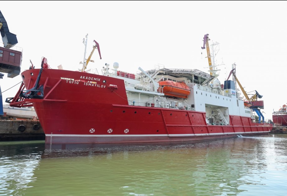 “Akademik Tofiq İsmayılov” dalğıc gəmisi əsaslı təmirdən sonra istismara qaytarılıb