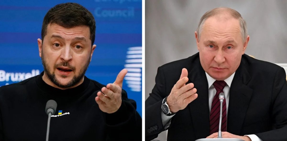 Zelenski: Müharibəni bitirməyin zamanı gəldi — Putin: Qarşı deyiləm amma …