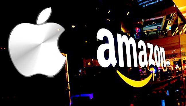 Amazon və Apple-ın gəlirləri artdı, səhmlər düşdü