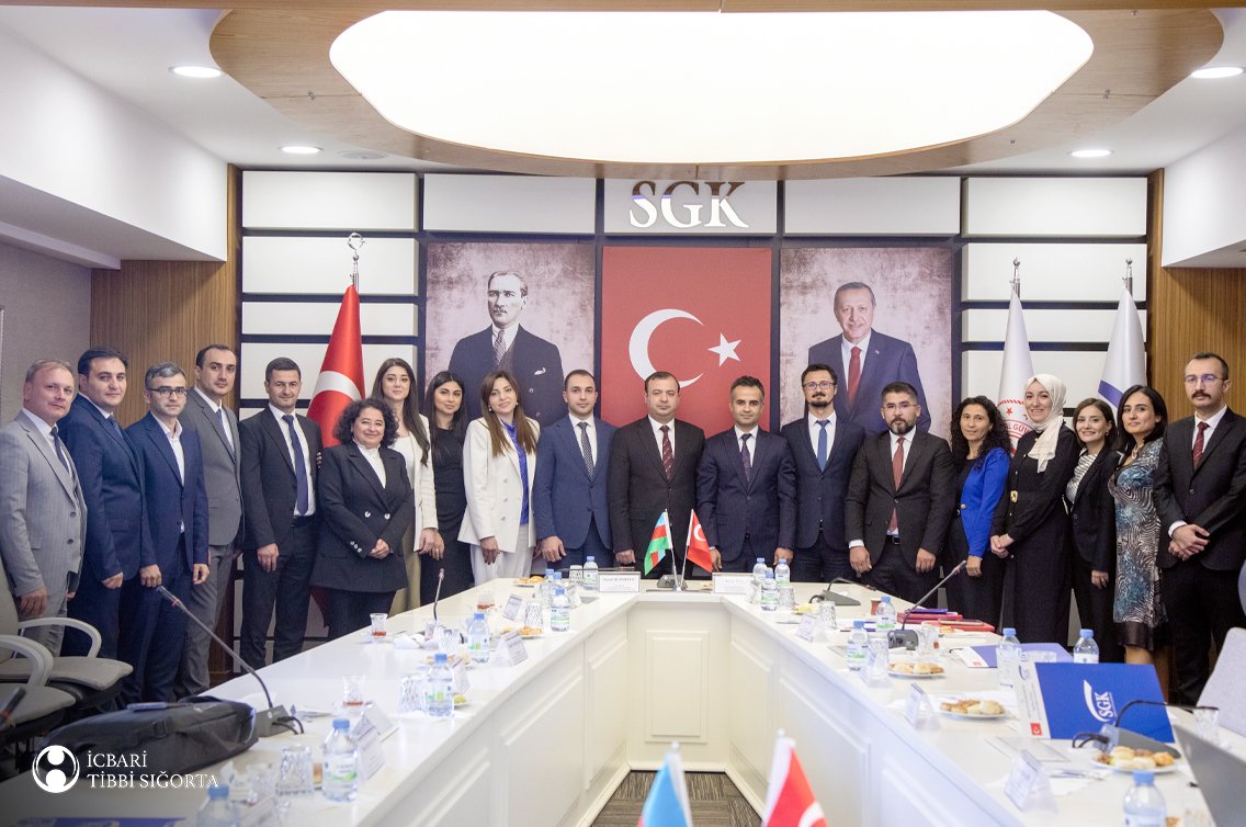 Agentlik nümayəndələri Ankarada SGK ilə təcrübə mübadiləsi aparıb