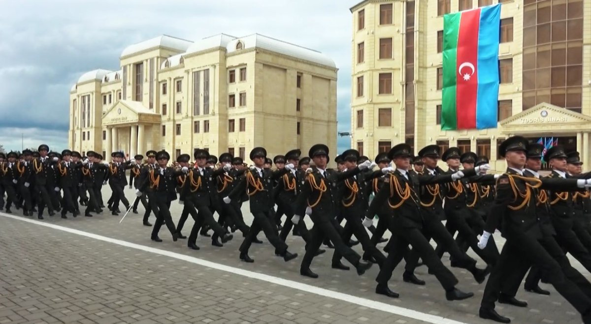 Daxili İşlər Nazirliyinin Hərbi İnstitutunda kursantların andiçmə mərasimi keçirilib
