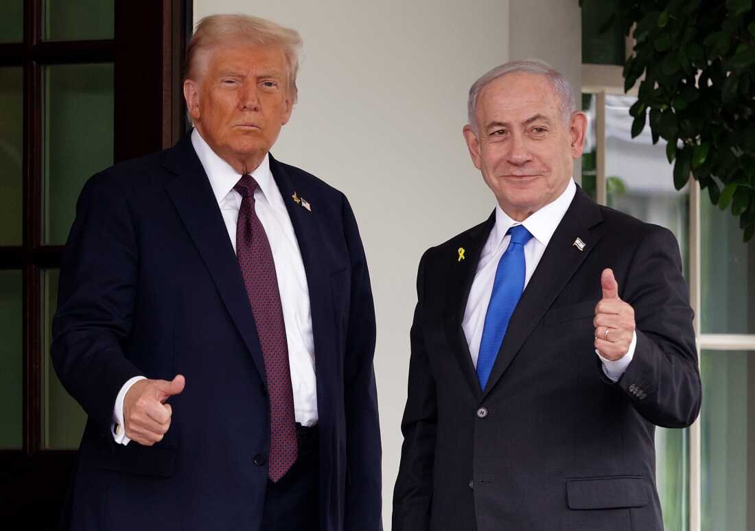 Tramp və Netanyahu Ağ Evdə 2 saatdan çox davam edən görüş keçirir