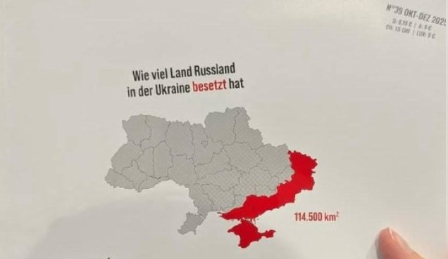 Alman mediası Ukraynadakı müharibənin təsirini xəritələrdə göstərdi