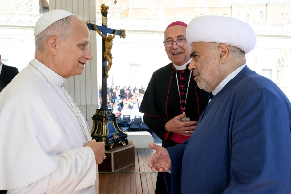 Şeyxülislam Vatikanda Papa XIV Leo ilə görüşüb