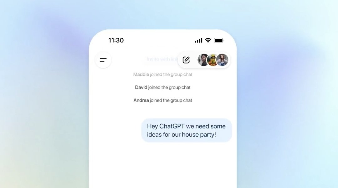ChatGPT qrup çatları tam istifadəyə verdi