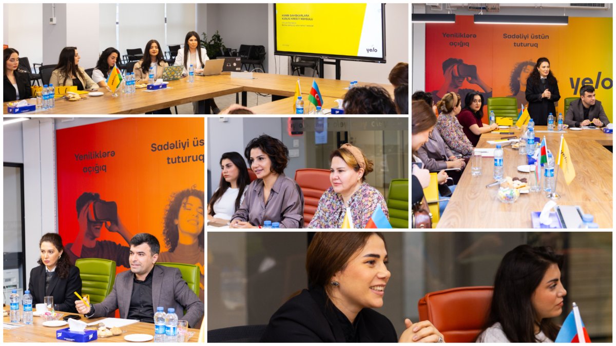 Yelo Bank-da qadın sahibkarlar üçün “Tea Talk” görüşü keçirildi
