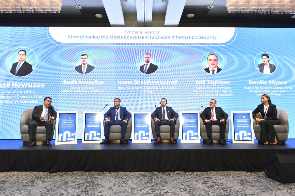 Azərbaycan-Gürcüstan Media Forumunda media ekosisteminin gücləndirilməsi yolları müzakirə edilib