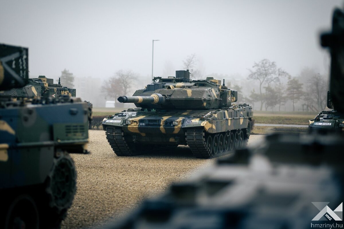 Macarıstan Leopard 2A7HU tankları ilə müdafiə gücünü artırır