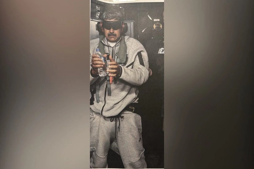 Tramp Maduronun ABŞ gəmisindəki fotosunu paylaşıb