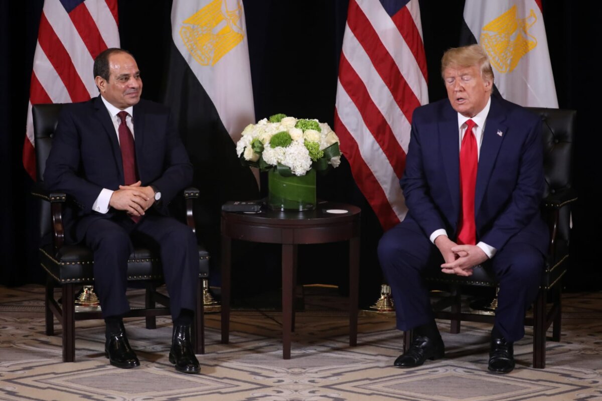 Tramp Davosda əs‑Sisi ilə regional riskləri müzakirə etdi