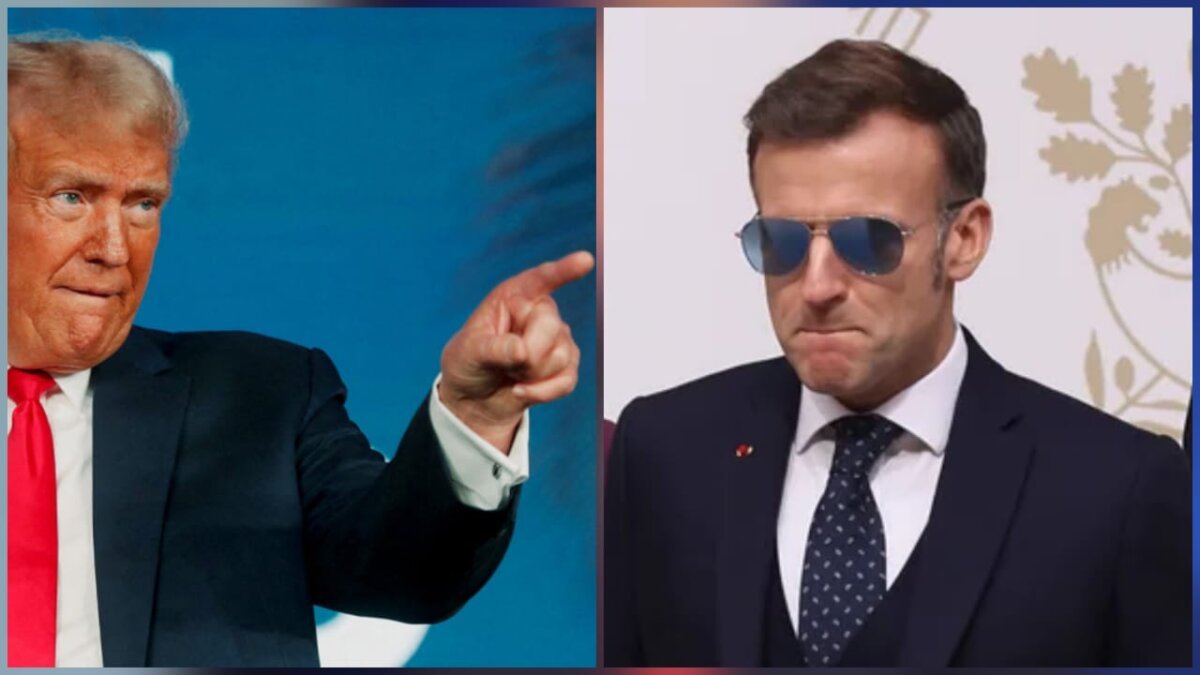 Makronun eynəyi Trampın diqqətini çəkdi