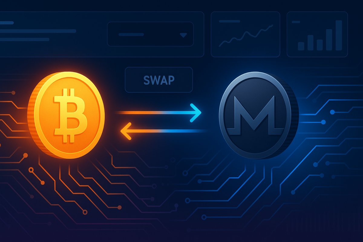 GhostSwap Bitcoin-i anonim şəkildə Monero-ya çevirmək imkanı təqdim edir