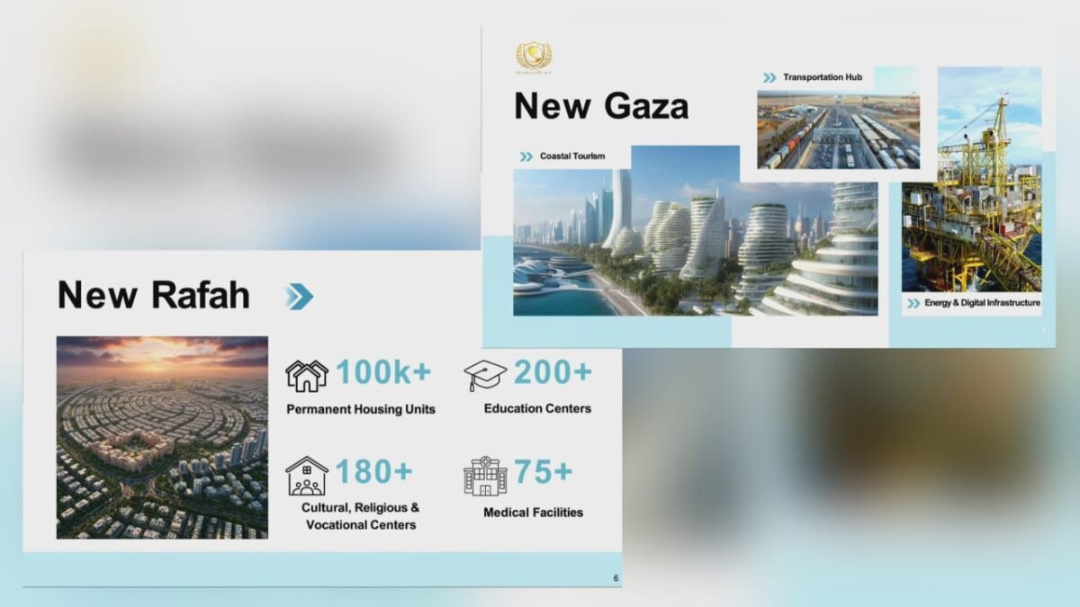 Qəzzanın iqtisadi mərkəzə çevrilməsi planı