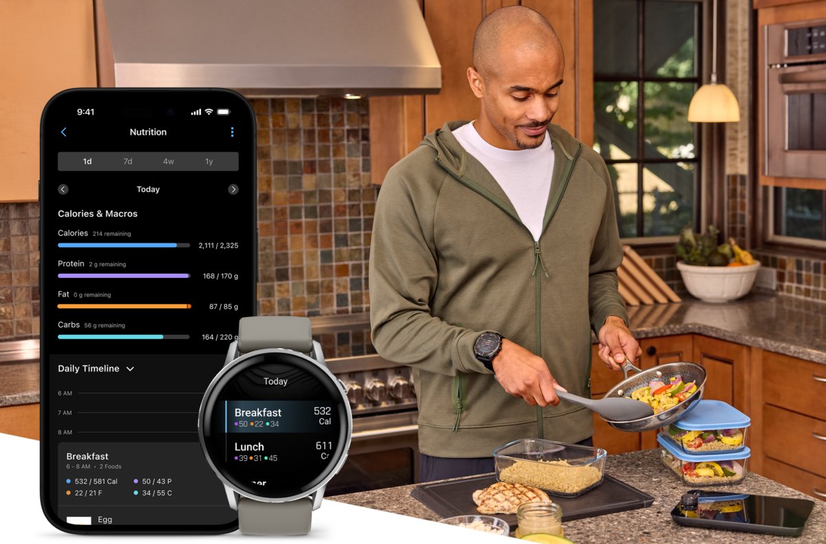 Garmin "Connect" tətbiqinə qidalanmanı izləmə funksiyası əlavə edildi