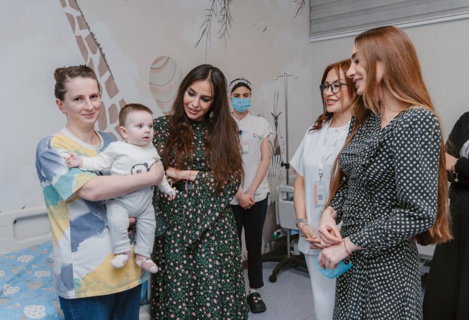 Leyla Əliyeva və Arzu Əliyeva “Leyla Medical Center”in Pediatriya Mərkəzində olublar