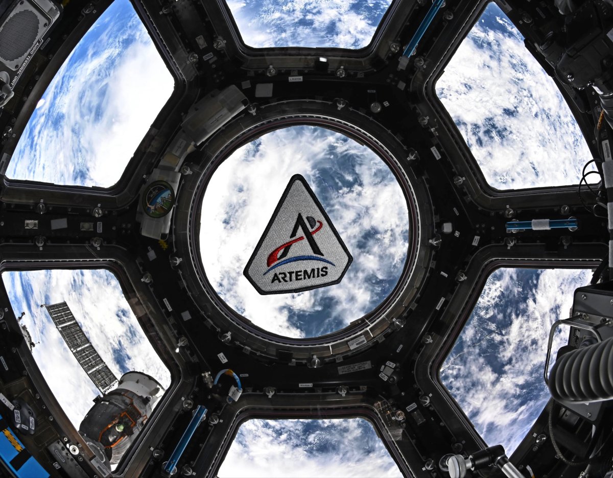 NASA astronavtı Artemis nişanlı foto paylaşıb