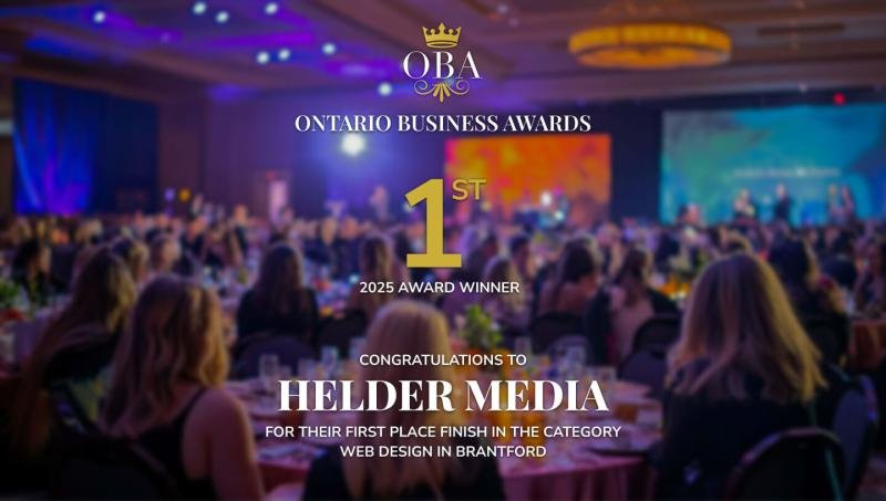 Helder Media: Veb dizaynda Ontario Biznes Mükafatına layiq görüldü