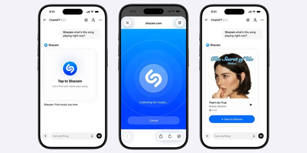 ChatGPT-də Shazam: Musiqi kəşfi asanlaşdı