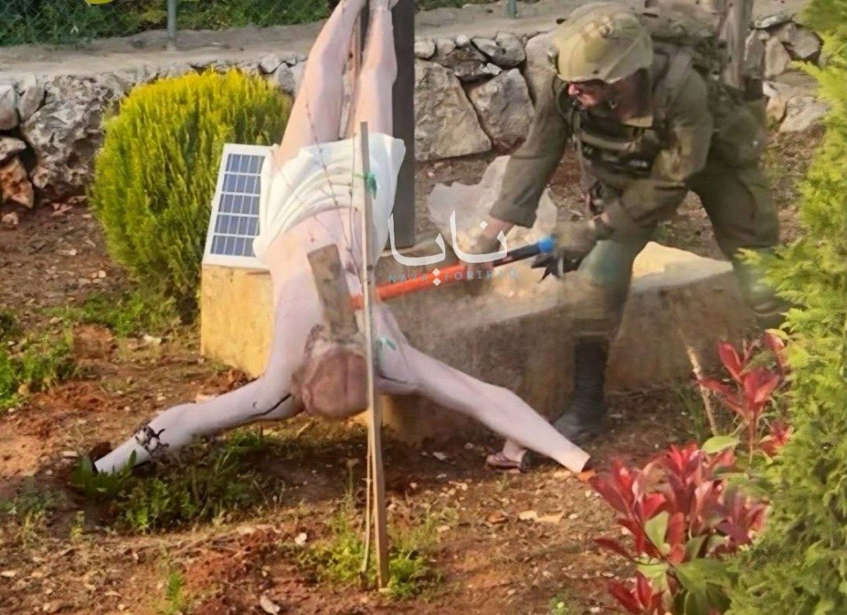 İsrail İsa heykəlini təhqir edən əsgəri cinayət məsuliyyətinə cəlb etməyəcək