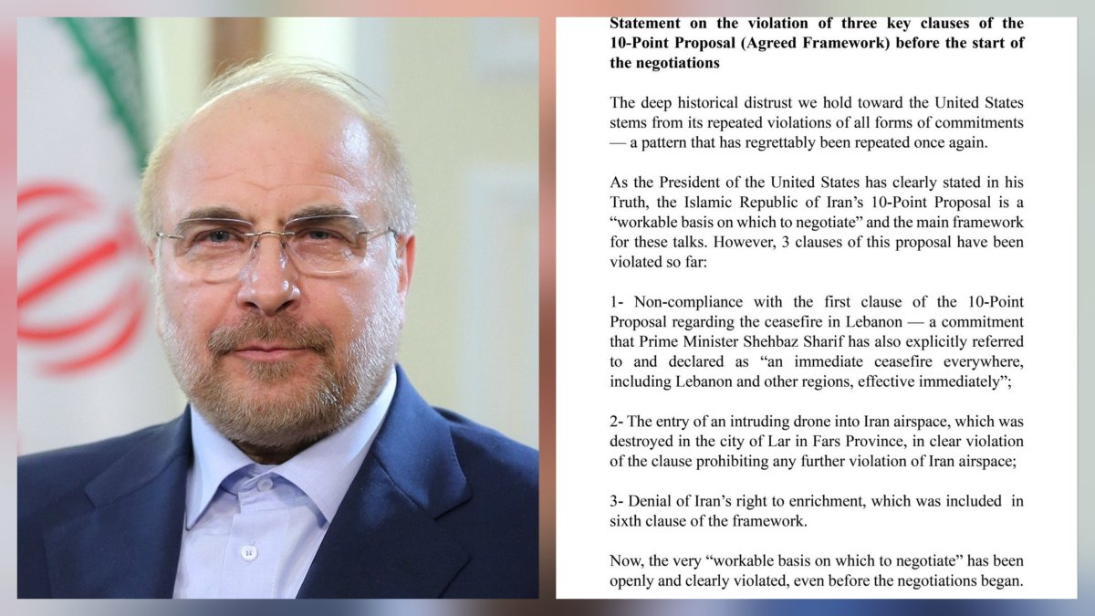 Qalibaf atəşkəsin pozulduğu maddələri bir-bir sıraladı