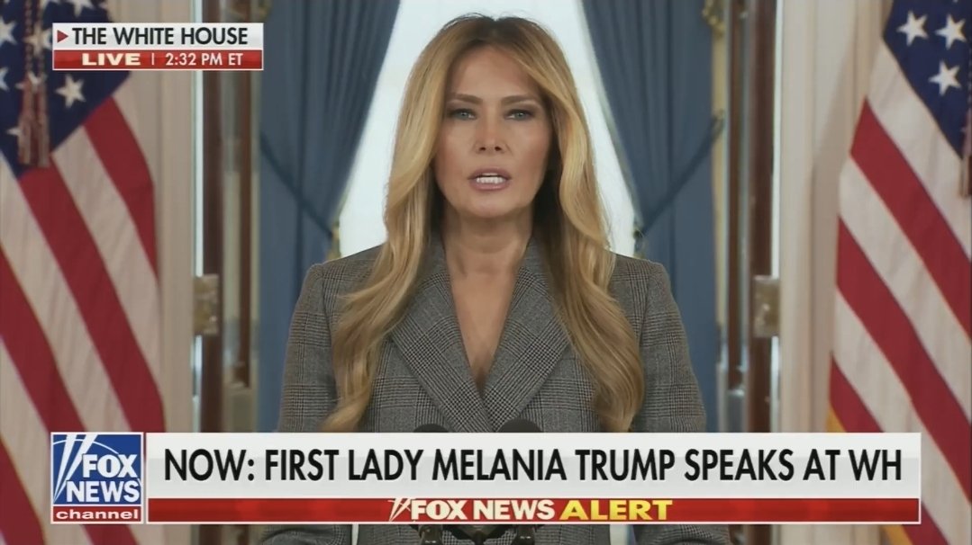Melania Tramp birdən-birə ekrana çıxıb Epşteyn haqqında danışmağa başlayıb - VİDEO