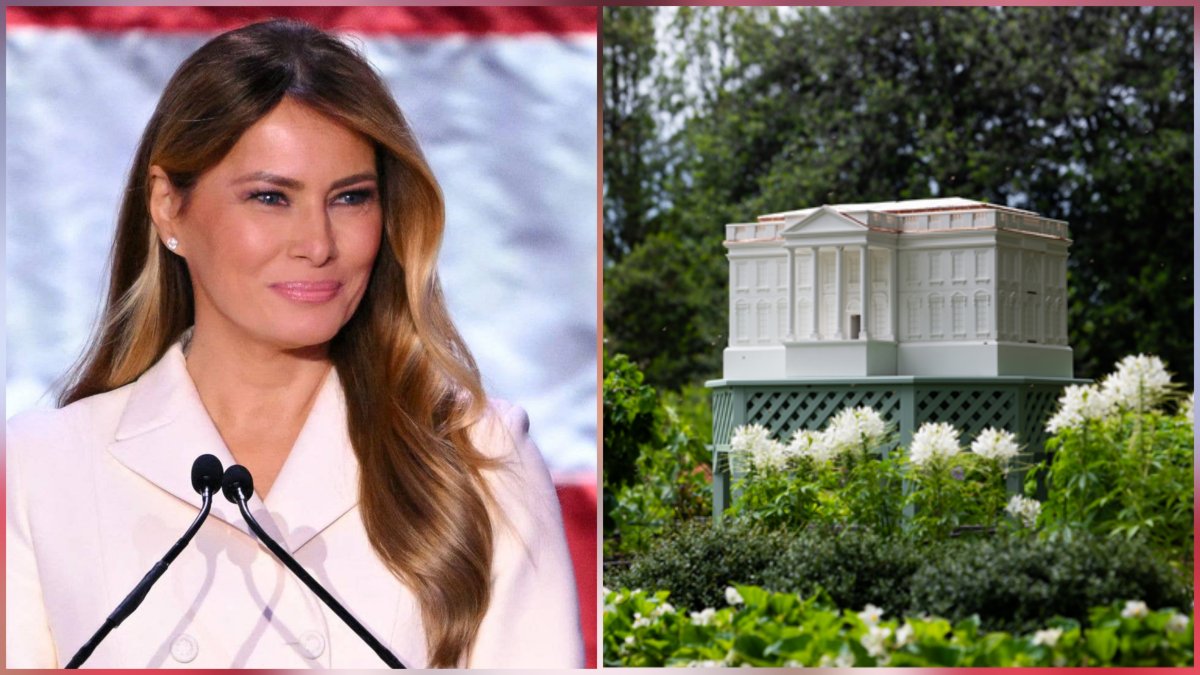 Melaniya Tramp Ağ Evdə Ağ Ev dizaynlı arı yeşiyi yerləşdirib
