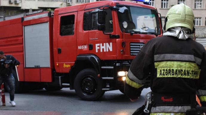 İnternat məktəbində yanğın olub