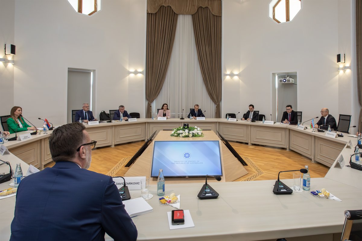 Energetika naziri serbiyalı həmkarı ilə enerji əməkdaşlığını müzakirə edib