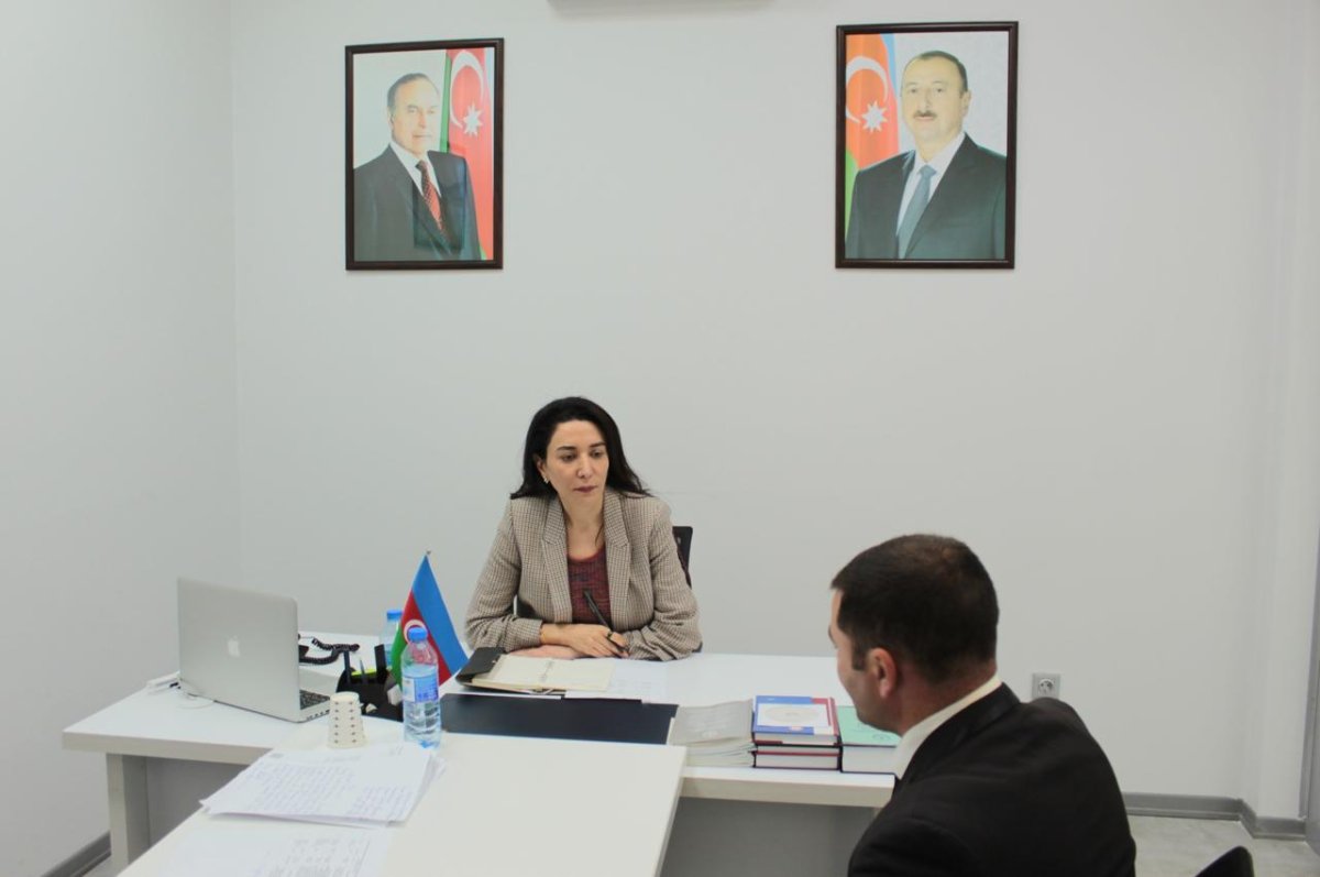 Ombudsman Səbinə Əliyeva növbəti qəbul keçirib
