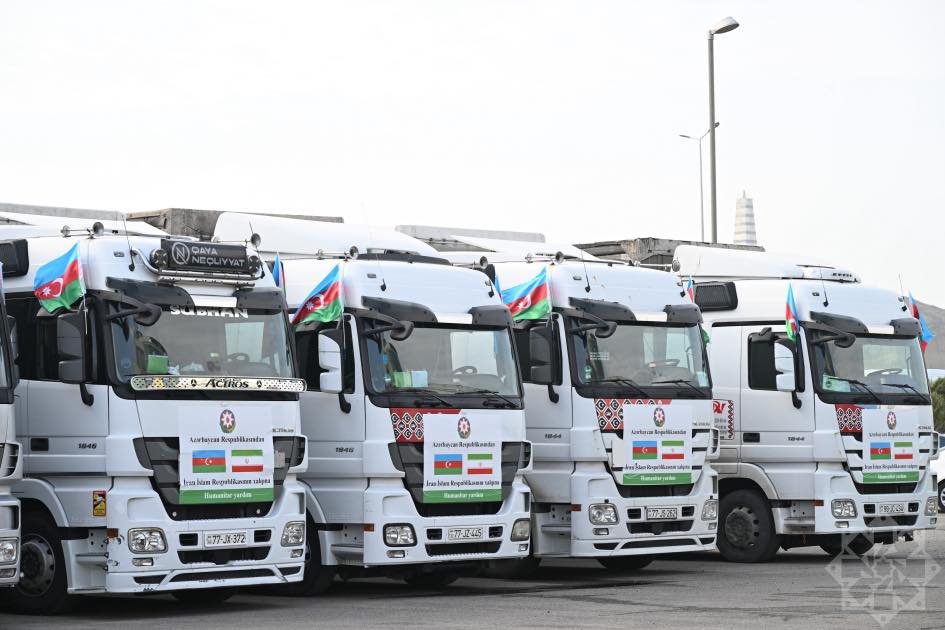 Prezidentin tapşırığı ilə İrana növbəti humanitar yardım yola salındı