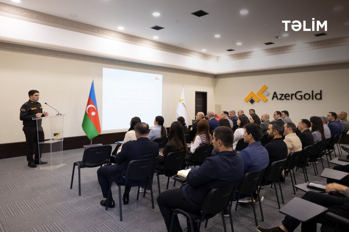“AzerGold” QSC-də fövqəladə hallarda davranış qaydalarına dair tədbir keçirilib