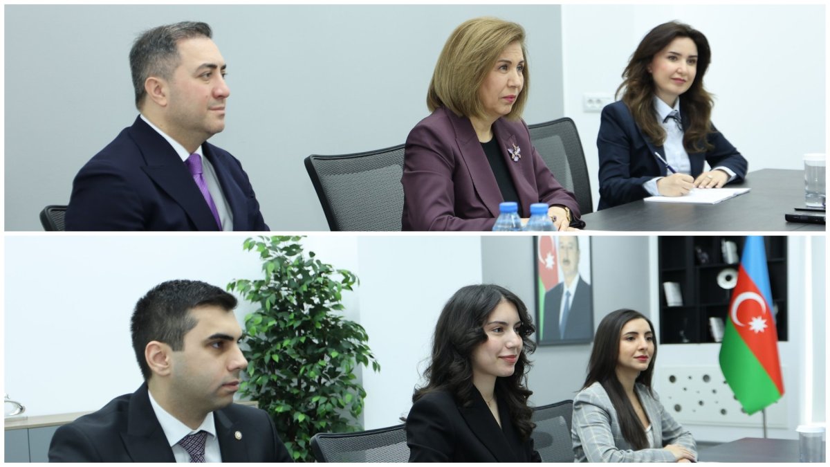 Bahar Muradova "Yüksəliş" müsabiqəsinin qalibi ilə görüşüb