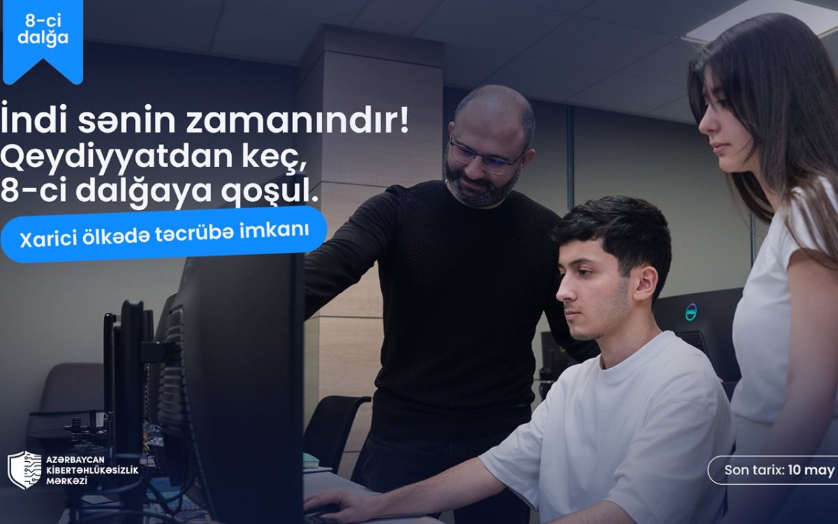 Kibertəhlükəsizlik Mərkəzinin yeni tədris dalğasına qeydiyyat başladı