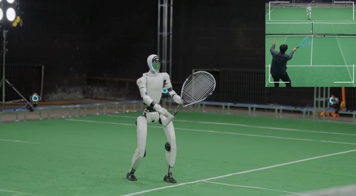 Süni intellekt Robotları insanlarla tennis oynamağı öyrənib