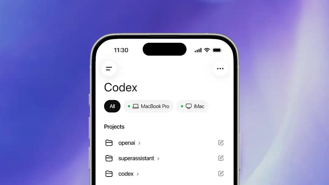Codex mobil ChatGPT tətbiqinə gəldi