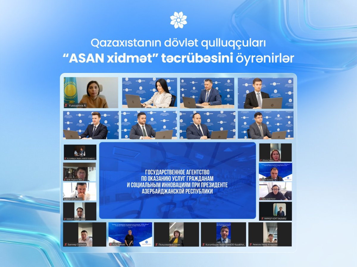 Qazaxıstanın dövlət qulluqçuları “ASAN xidmət” təcrübəsini öyrənirlər