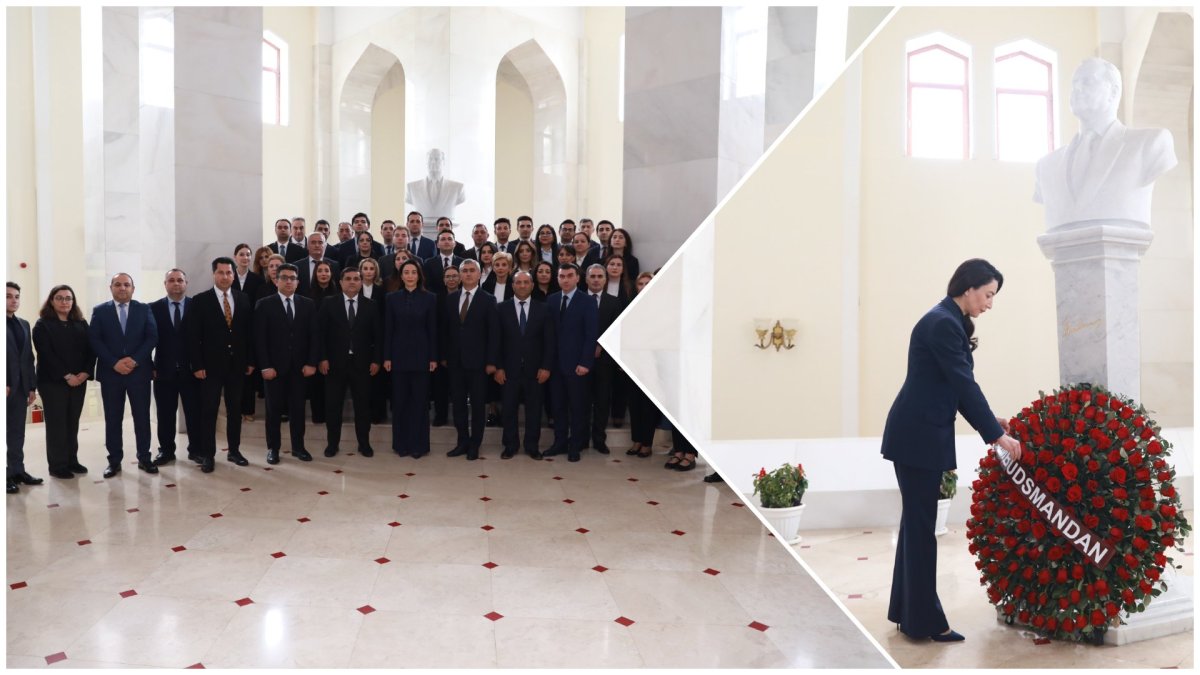 Ombudsman Aparatında Ulu Öndərin 103-cü ildönümü qeyd olunub