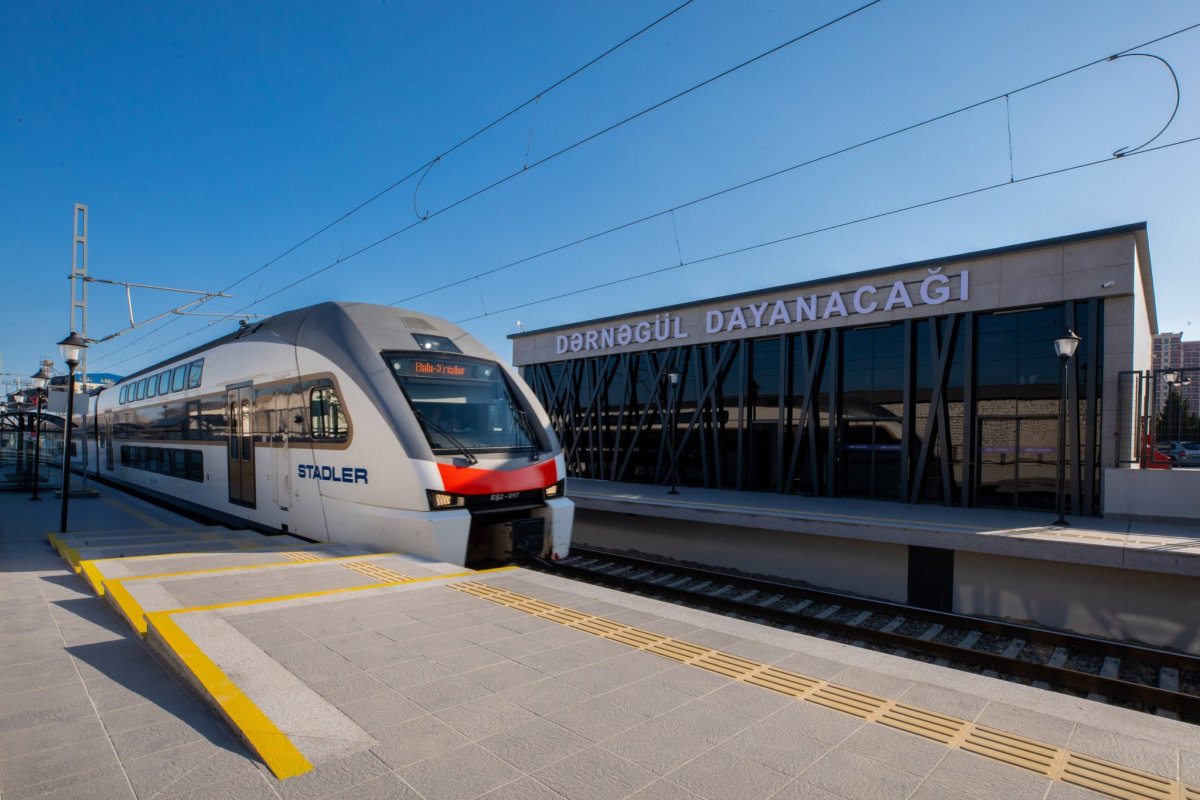 Dərnəgül dəmir yolu dayanacağı sərnişinlərin istifadəsinə verilib
