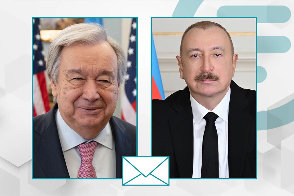 BMT Baş katibi Prezident İlham Əliyevi təbrik edib