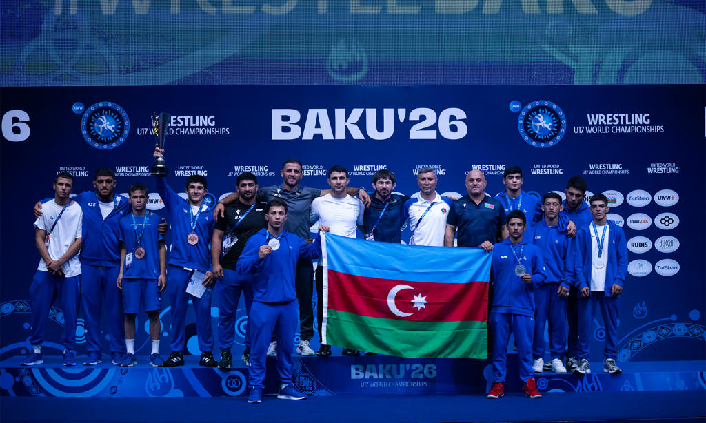 Azərbaycanın U17 yunan-Roma güləşi millisi dünya ikincisi olub